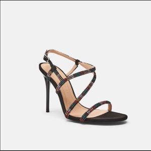 Zara multicolored beaded sandals